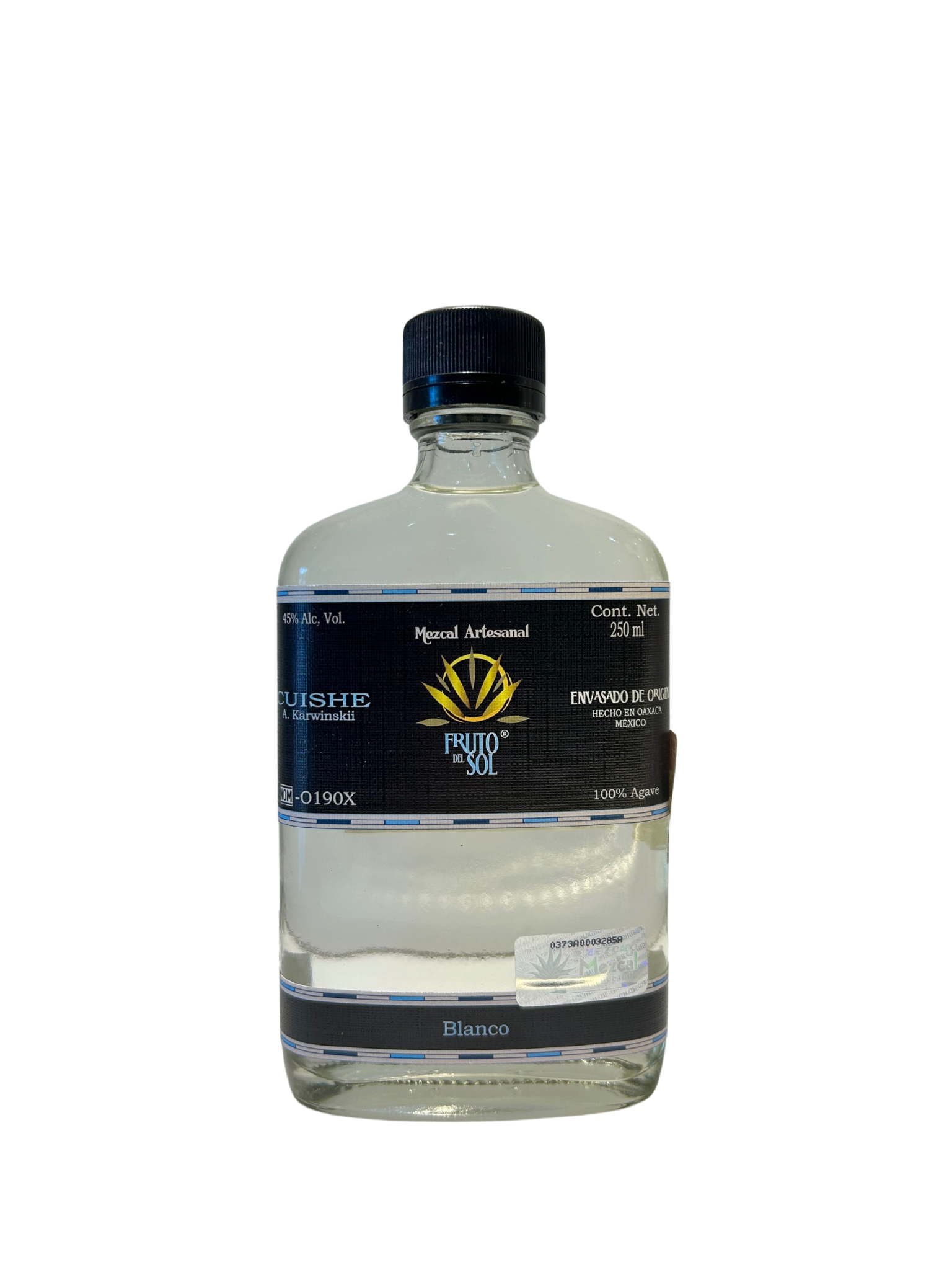 Mezcal Artesanal Fruto del Sol, de Ejutla, Oaxaca